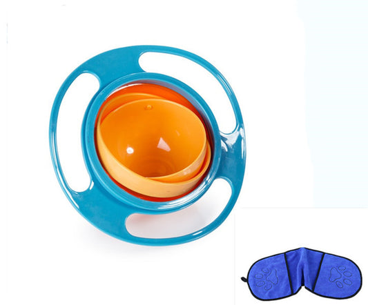 360° Spill-Proof Rotating Bowl for Kids