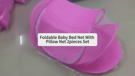 2-in-1 Foldable Baby Bed & Mosquito Net Set