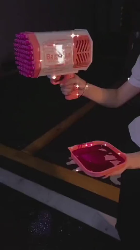 69-Hole Rocket Bubble Toy Gun